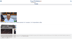 Desktop Screenshot of movil.lacronica.net