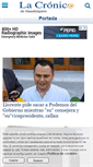 Mobile Screenshot of movil.lacronica.net